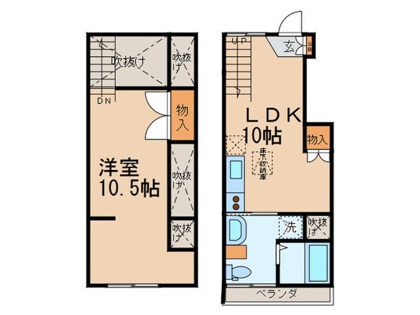 ハウゼ桜新町の物件間取画像